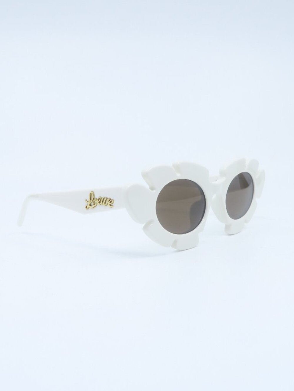 LOEWE LW40088U 21E Geometric Flower Ivory/Cat Eye New Women's Sunglasses Frames.